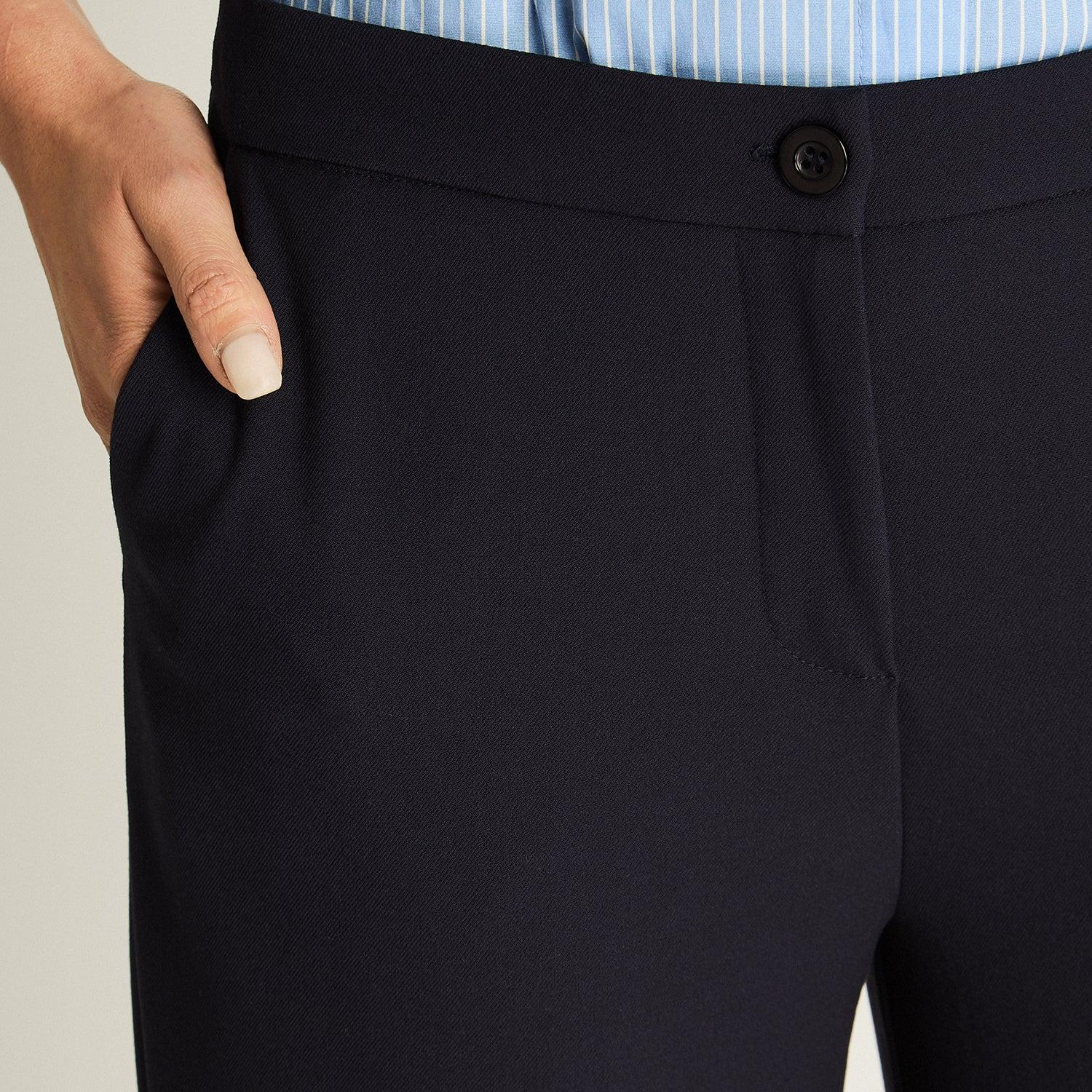 PANTALON PALAZZO AZUL - 4