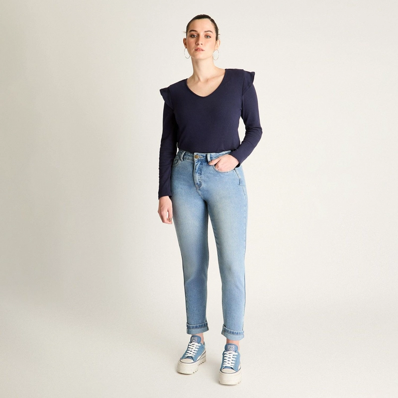 JEANS AZUL FIT RECTO - 4