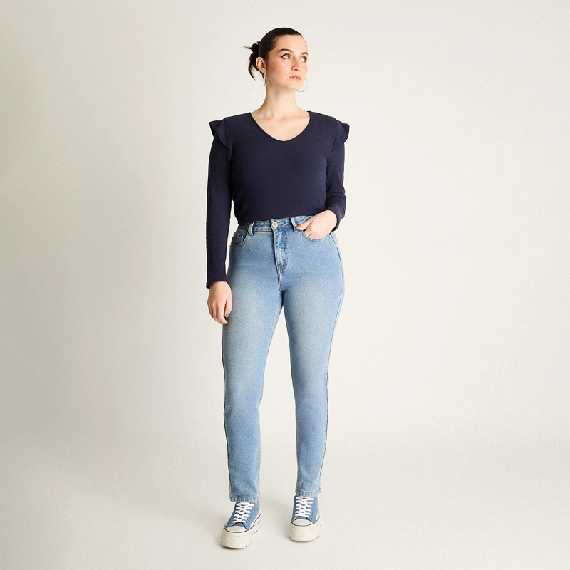 JEANS AZUL FIT RECTO - 5