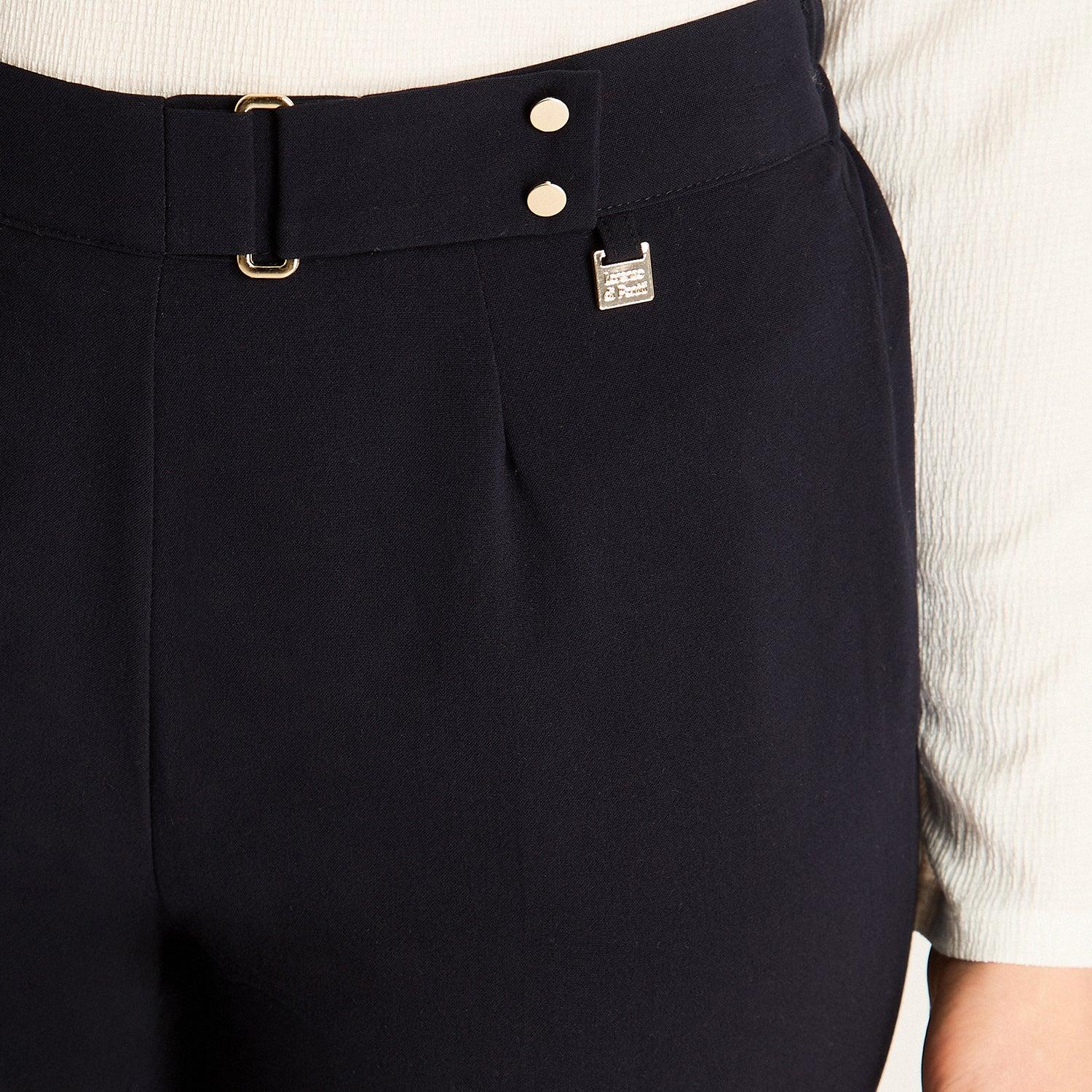 PANTALON AZUL DE CORTE RECTO - 3