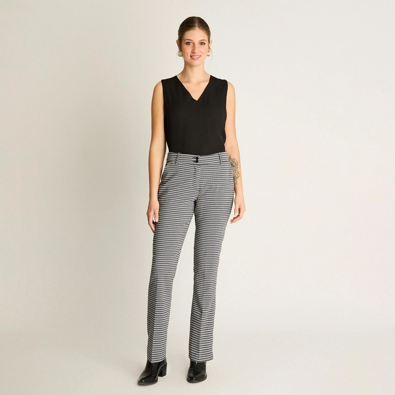 PANTALON FORMAL CRUDO RECTO - 4