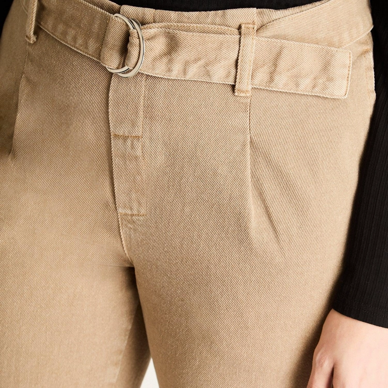 JEANS CARGO BEIGE SIN CIERRE FRONTAL - 3