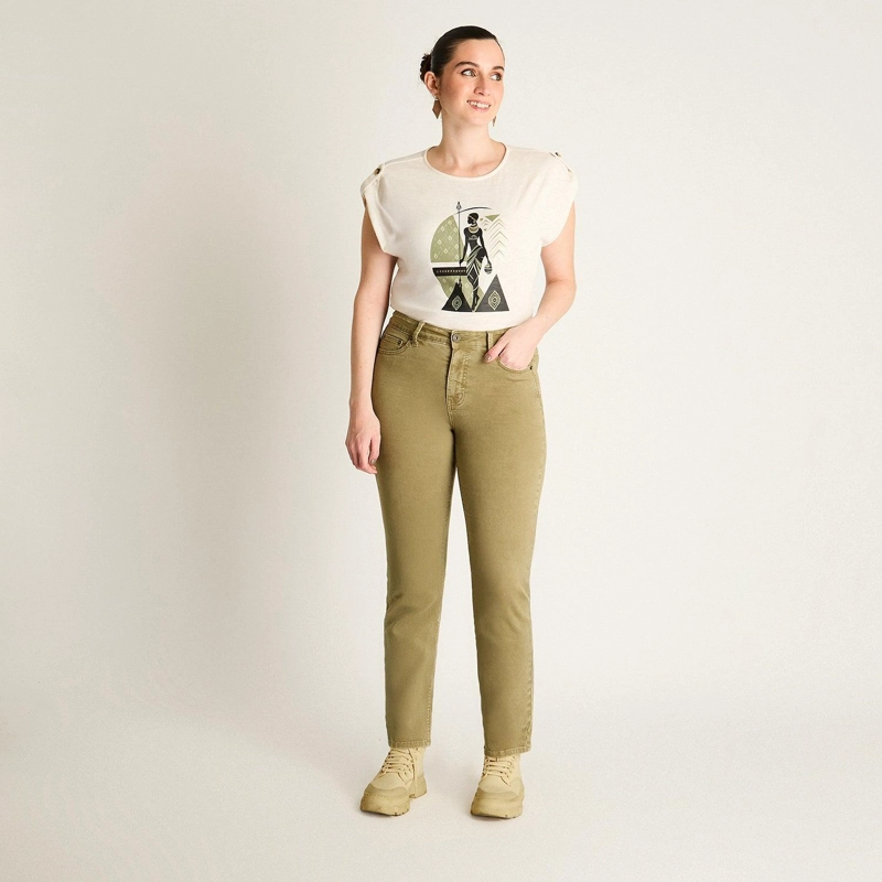 JEANS VERDE RECTO - 4