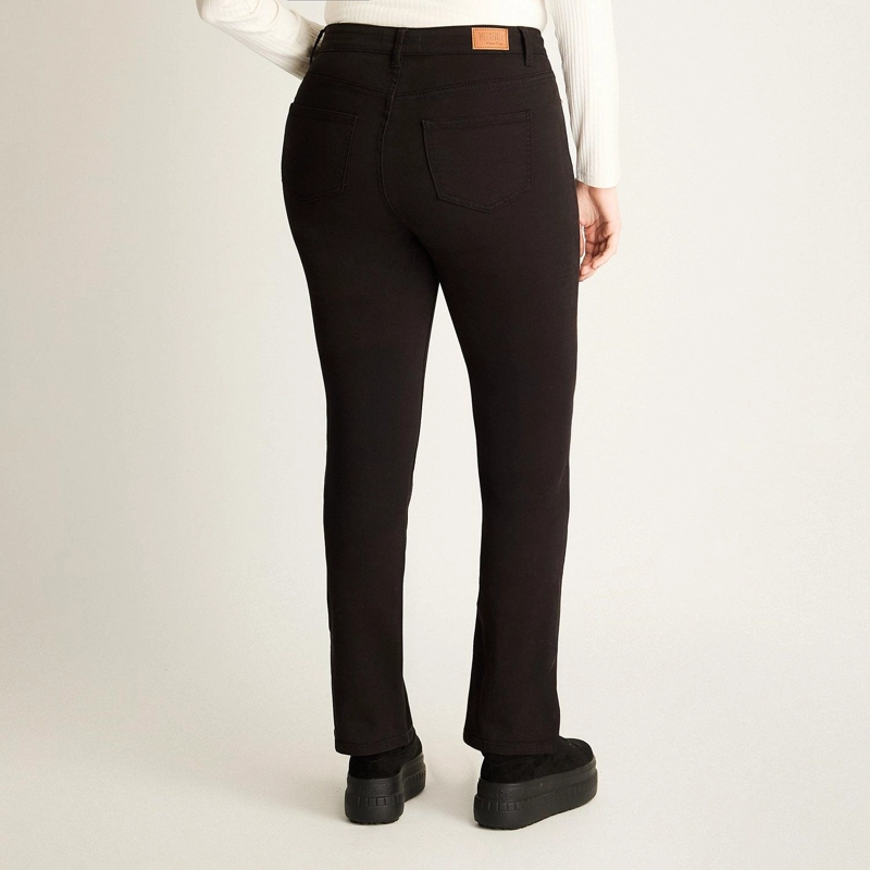 JEANS NEGRO RECTO 5 BOLSILLOS - 2