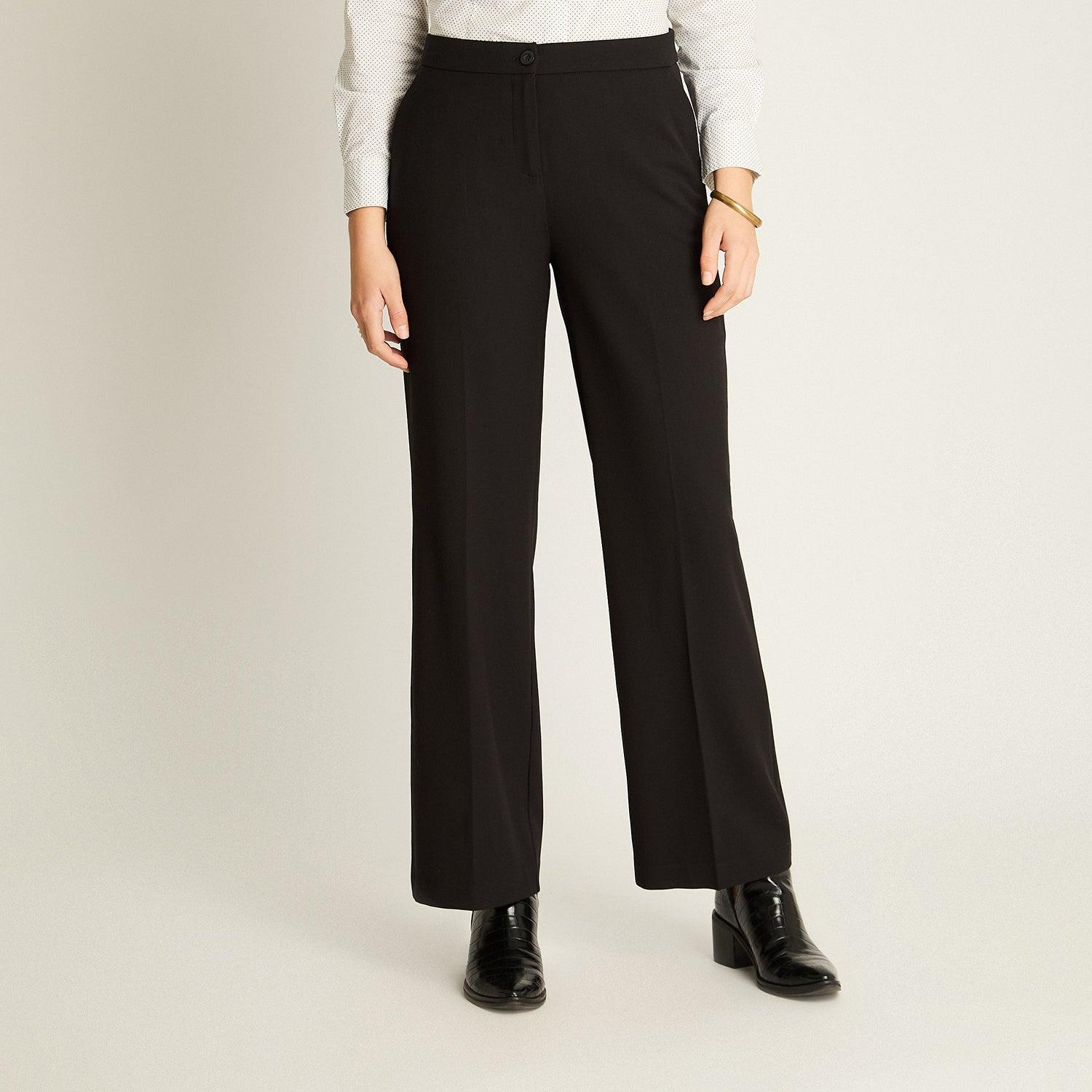 PANTALON FORMAL NEGRO PALAZZO - 1