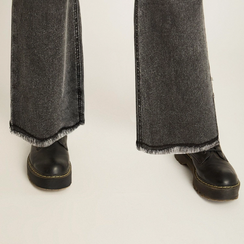 JEANS GRIS OSCURO FLARE - 3