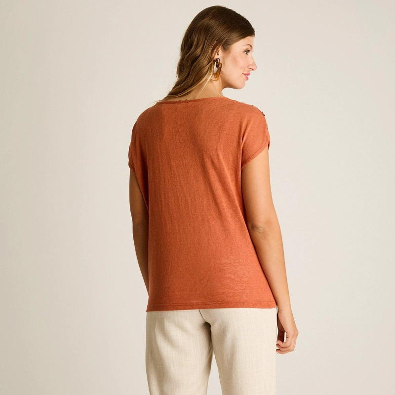 POLERA TERRACOTA MANGA CORTA - 2