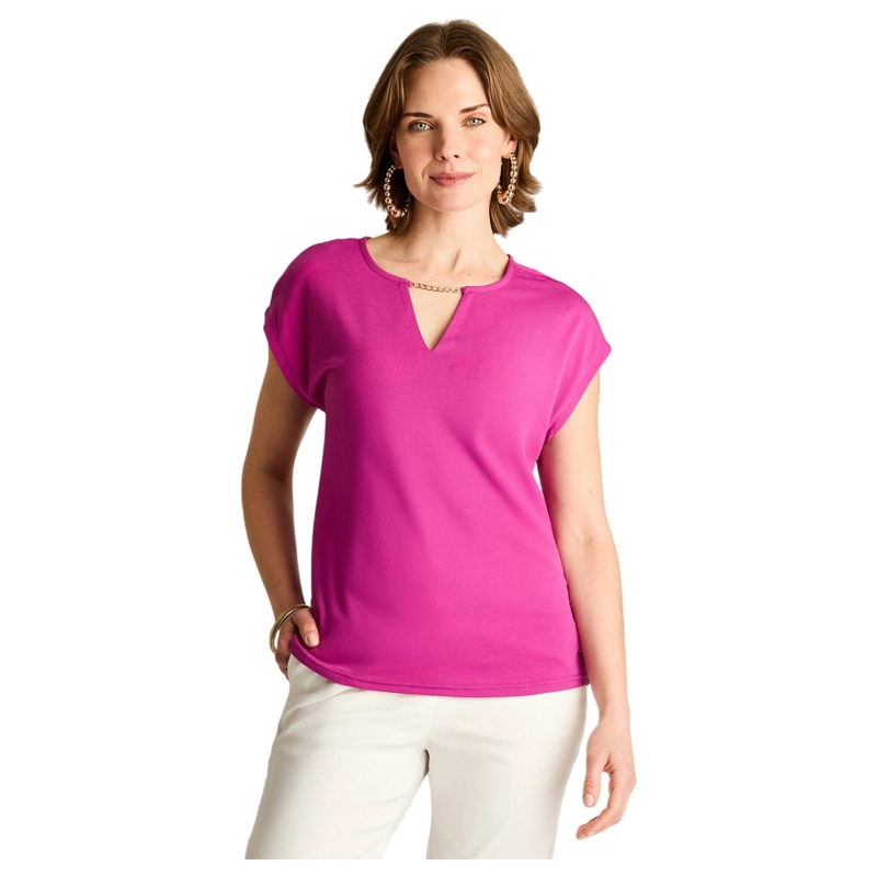 POLERA MORADO ELASTICADA - 1