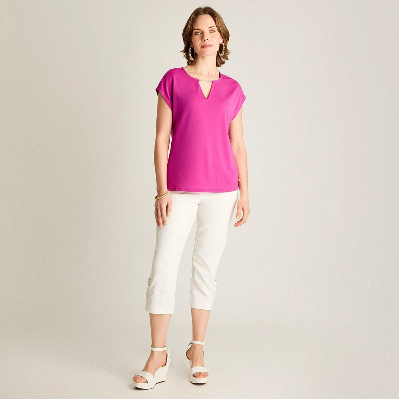 POLERA MORADO ELASTICADA - 4