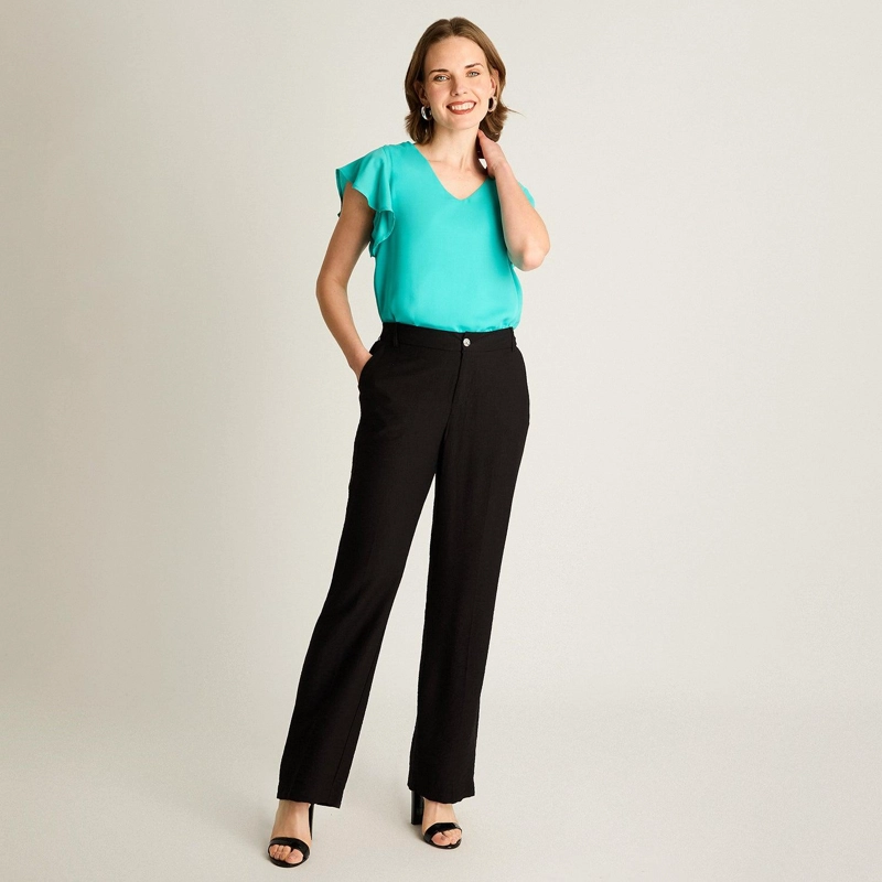 PANTALON SPORT NEGRO RECTO - 4