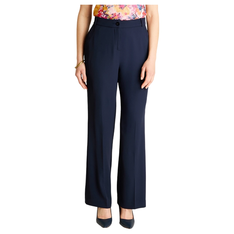 PANTALON FORMAL PALAZZO AZUL - 1