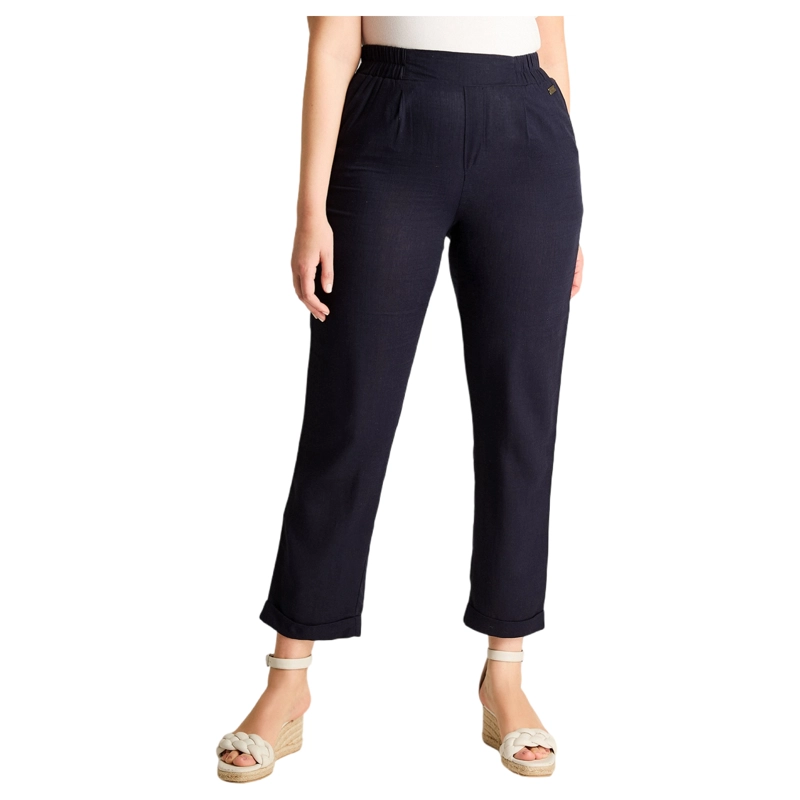 PANTALON SPORT AZUL RECTO NO ELASTICADO CALCE NORMAL - 1