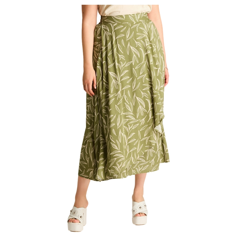 FALDA VERDE MAXI CALCE NORMAL - 1