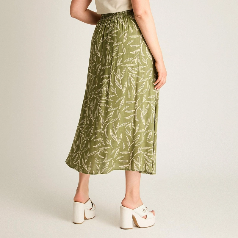 FALDA VERDE MAXI CALCE NORMAL - 2