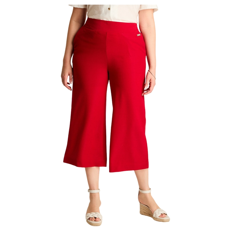 PANTALON SPORT ROJO CULOTTE ELASTICIDAD MEDIA CALCE HOLGADO - 1