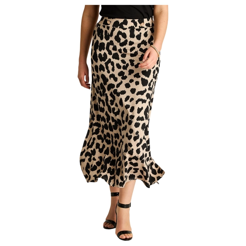 FALDA MIDI ANIMAL PRINT ARENA - 1
