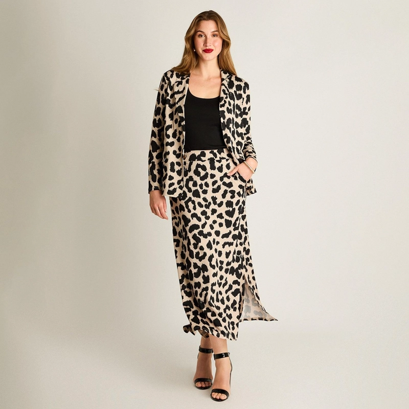 FALDA MIDI ANIMAL PRINT ARENA - 5