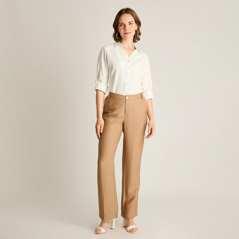 PANTALON SPORT RECTO TAUPE - 4
