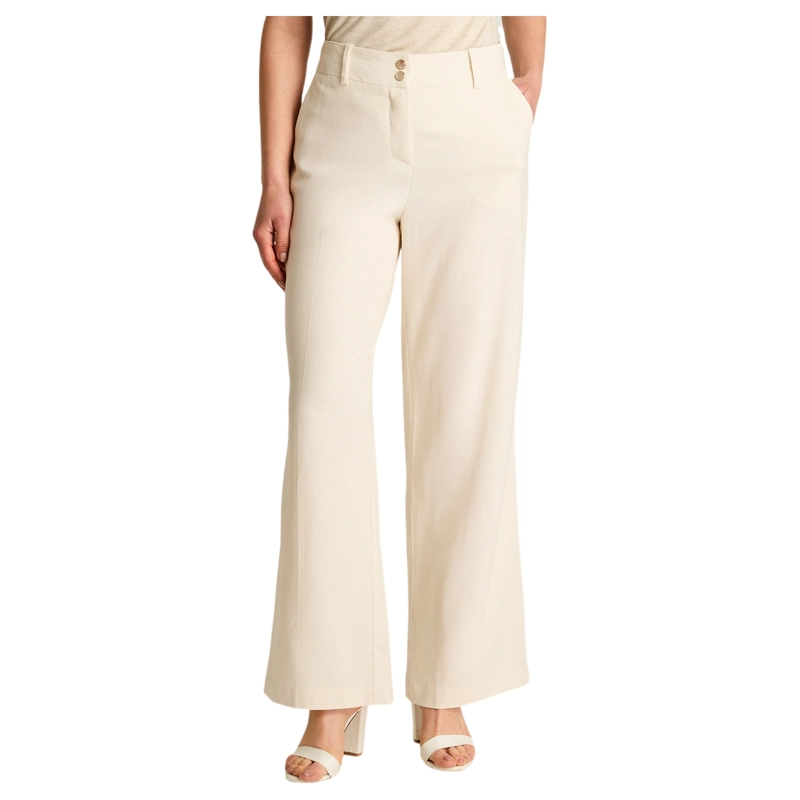 PANTALON PALAZZO ARENA DE LINO Y VISCOSA - 1
