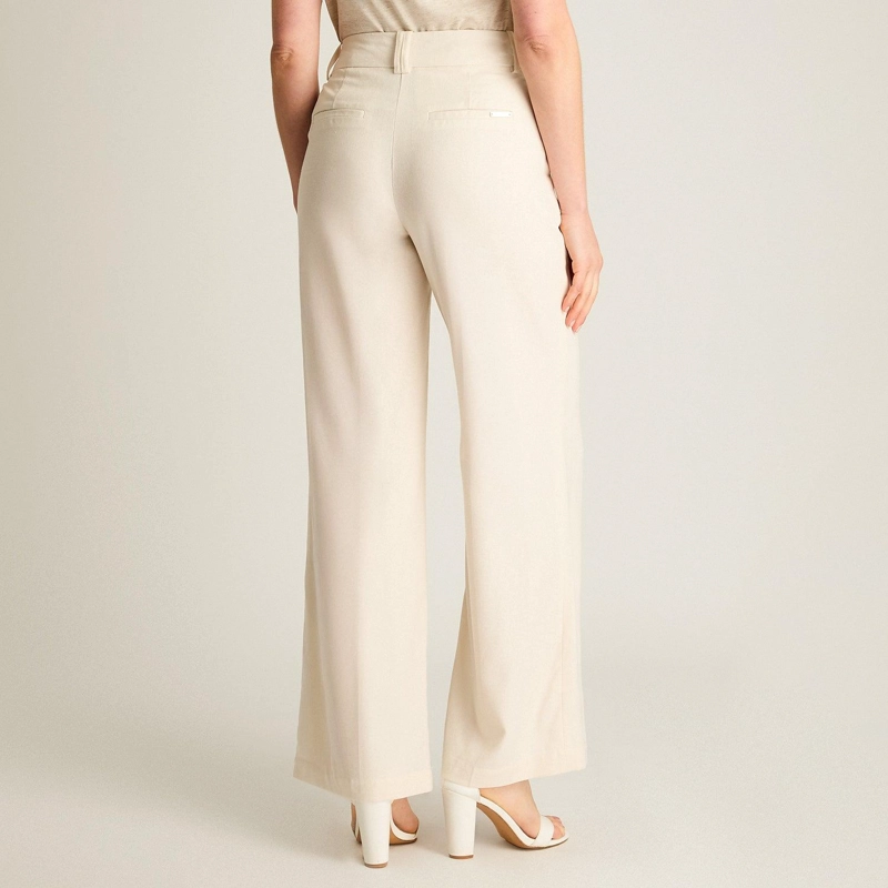 PANTALON PALAZZO ARENA DE LINO Y VISCOSA - 2