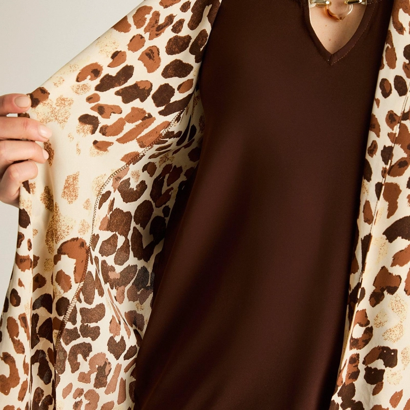 BLUSA MUJER ESTAMPADO ANIMAL PRINT MANGA 3/4 - 3