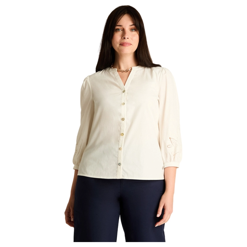 BLUSA BLANCO MANGA 3/4 - 1