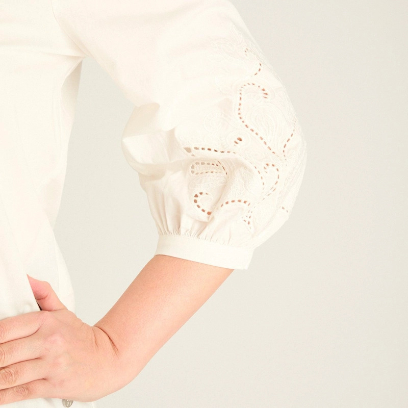 BLUSA BLANCO MANGA 3/4 - 3