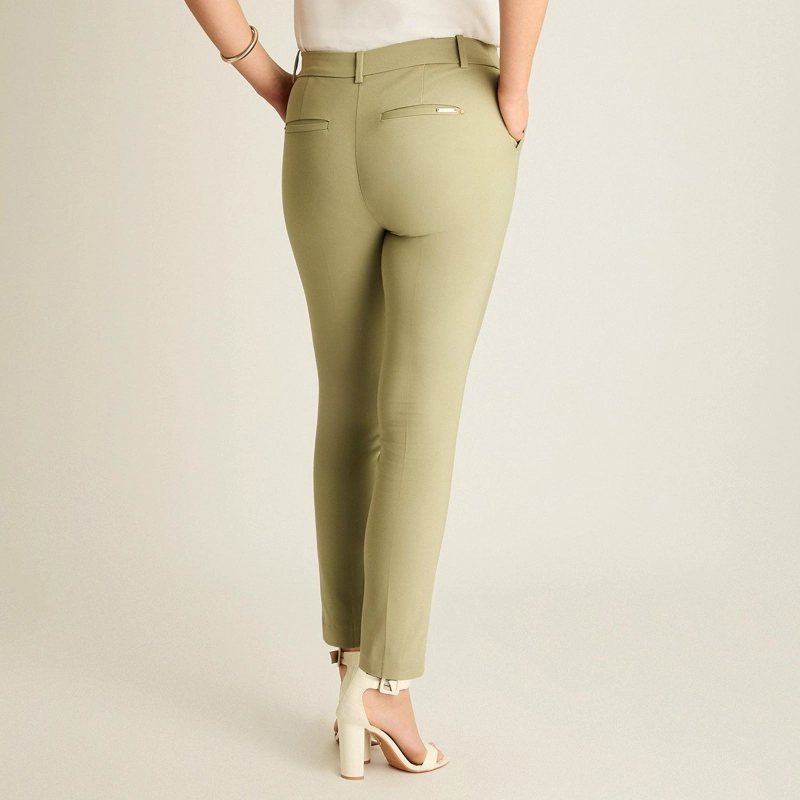PANTALON SLIM FIT VERDE - 2