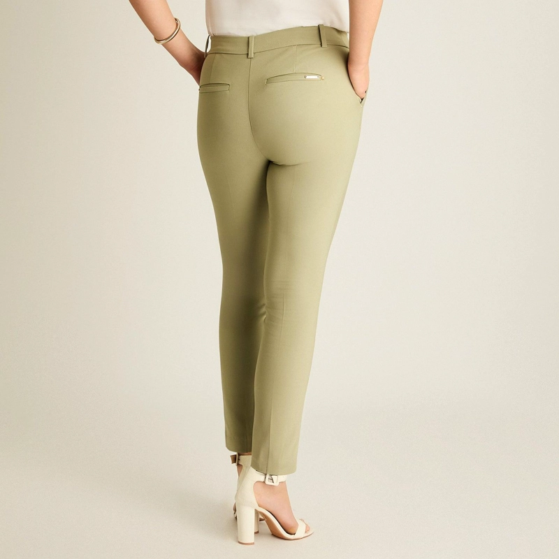 PANTALON SLIM FIT VERDE - 2