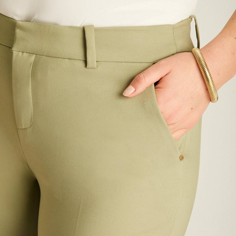 PANTALON SLIM FIT VERDE - 3