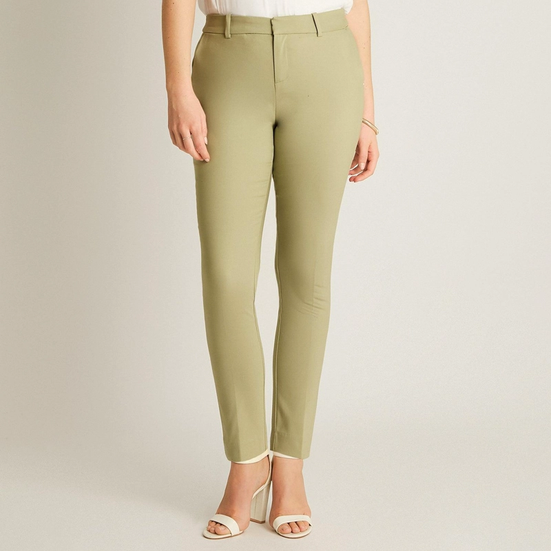 PANTALON SLIM FIT VERDE - 4