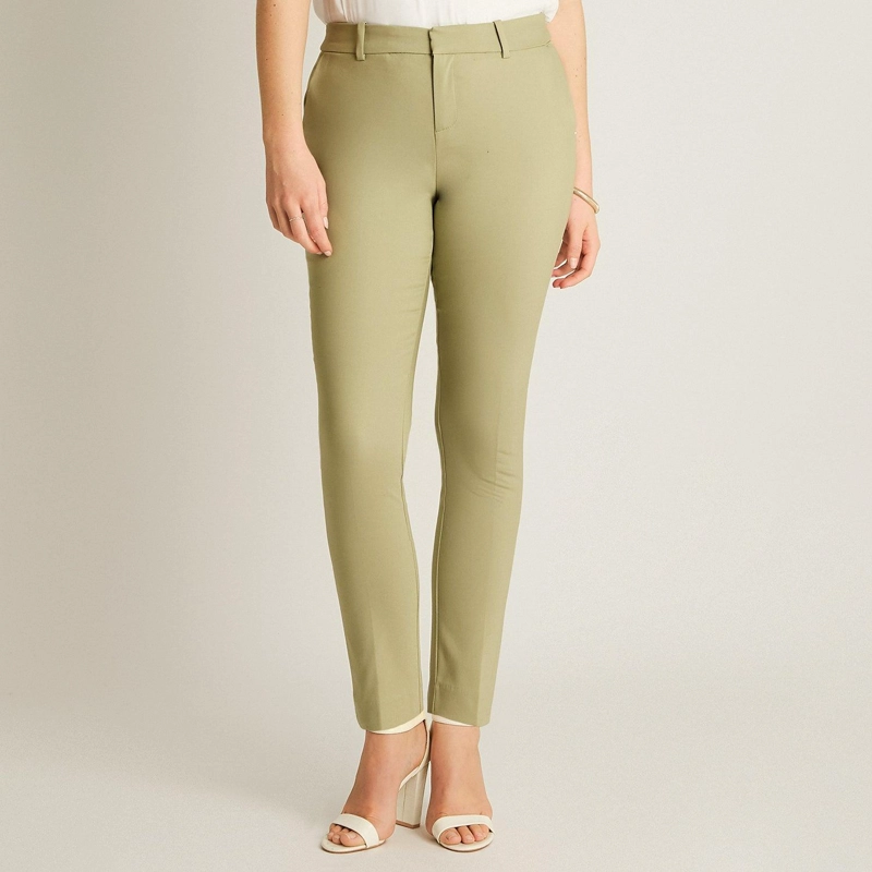 PANTALON SLIM FIT VERDE - 4