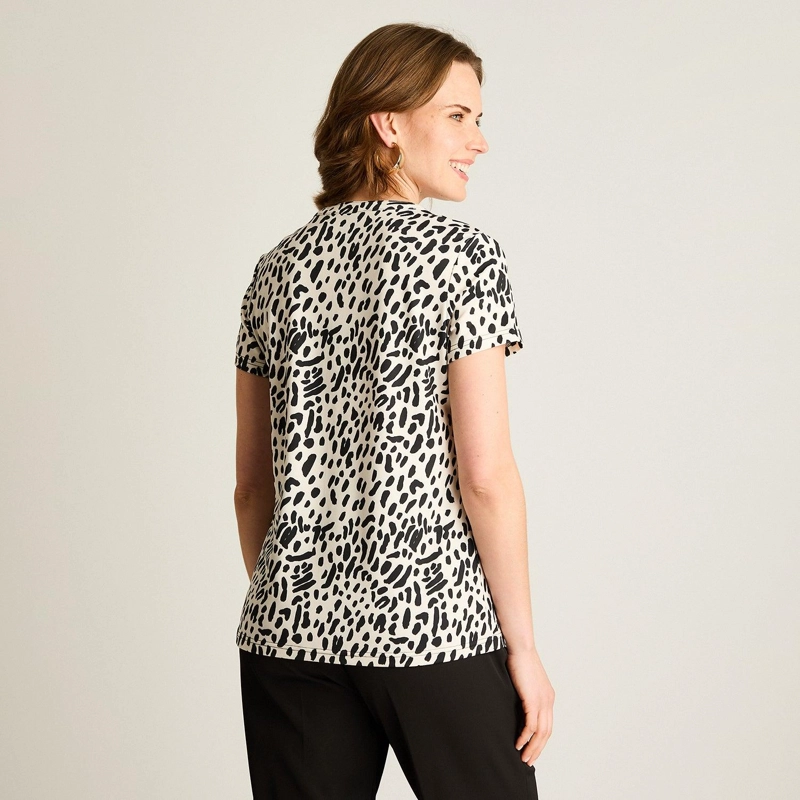POLERA ARENA ESTAMPADO FLORAL - 2