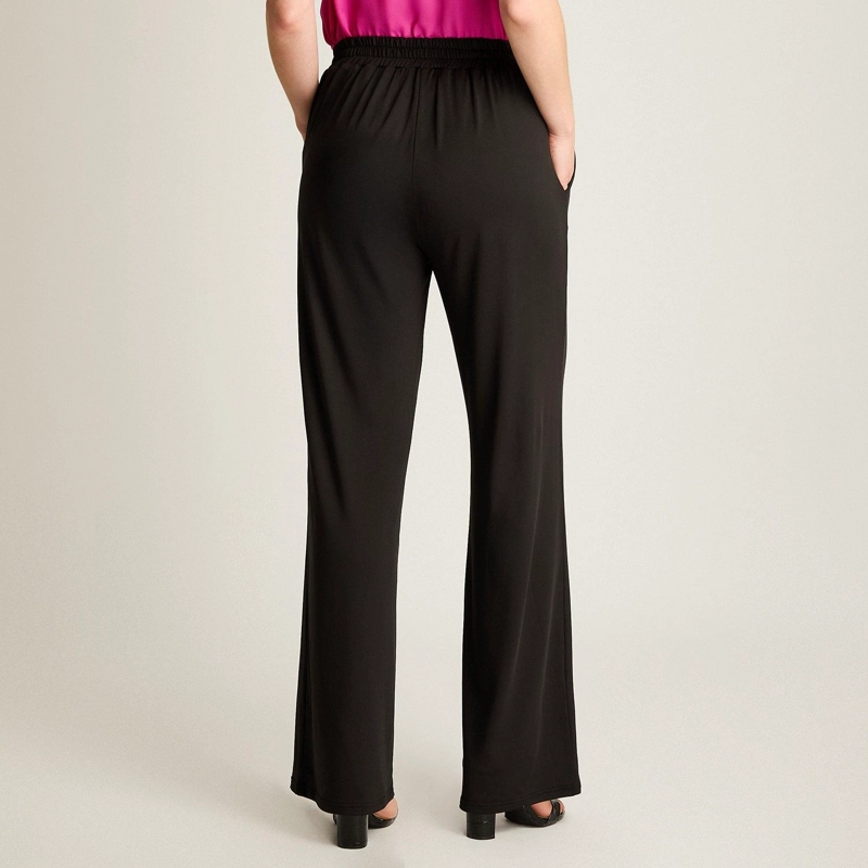 PANTALON PALAZZO CASUAL NEGRO - 2