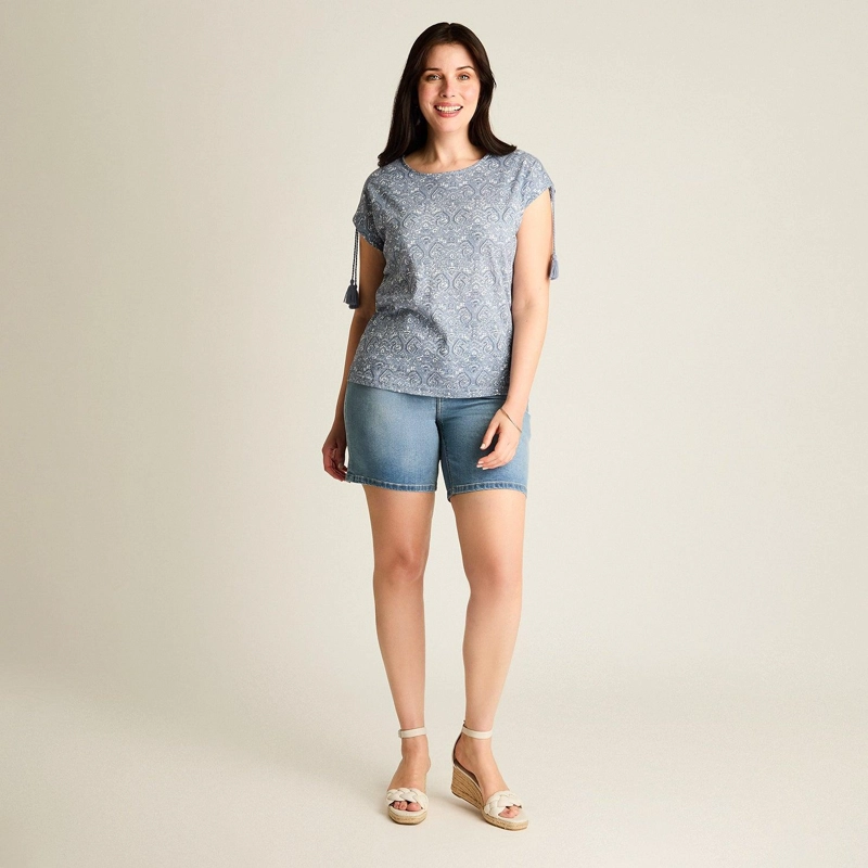 POLERA INDIGO MANGA CORTA - 4