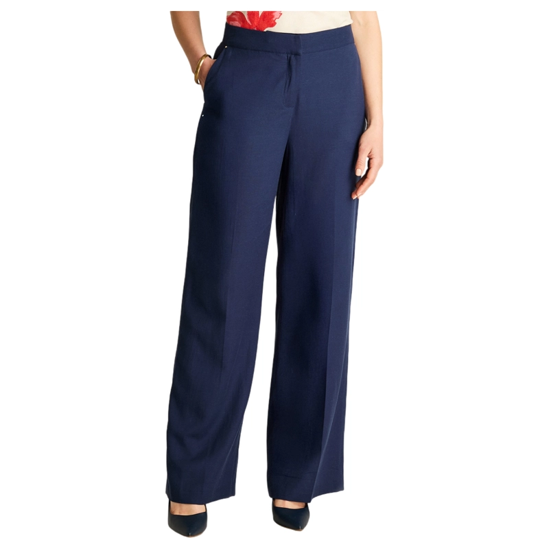 PANTALON FORMAL PALAZZO AZUL - 1