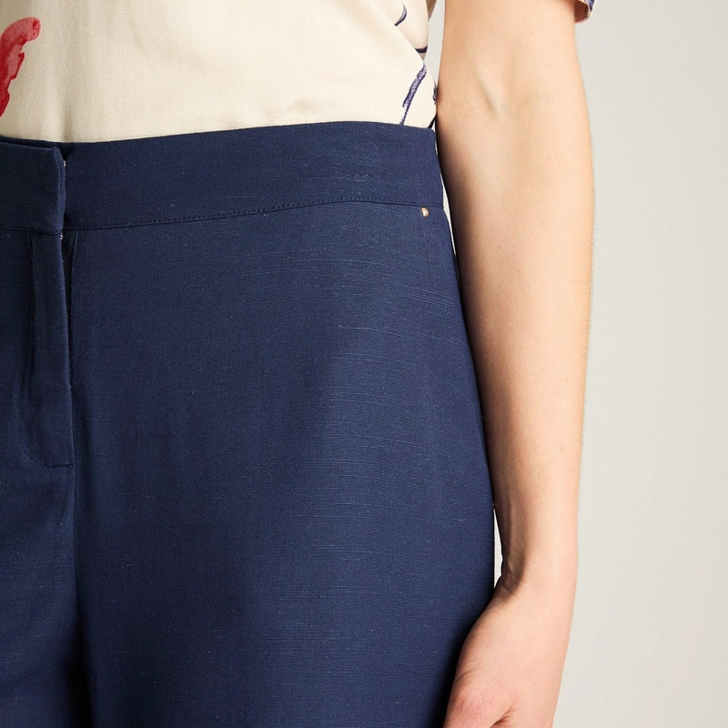 PANTALON FORMAL PALAZZO AZUL - 3