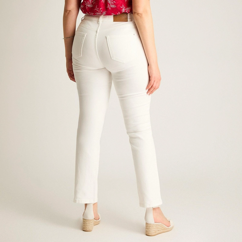 JEANS RECTO 5 BOLSILLOS BLANCO - 2