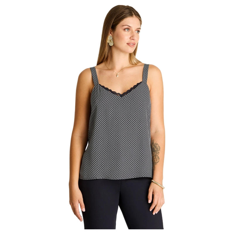 BLUSA PABILO LENCERA CON TIRANTES AJUSTABLES Azul XL