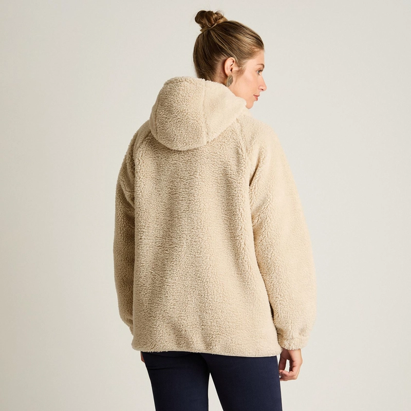 POLERON SHERPA BEIGE MANGA LARGA - 2