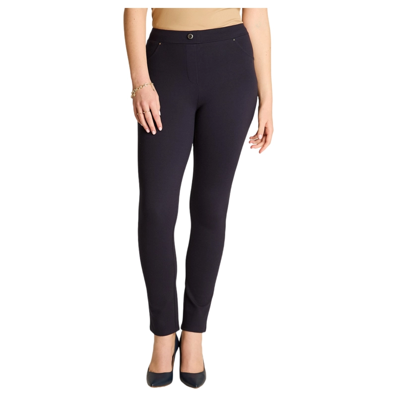 CALZA AZUL SLIM PUSH UP BASICA - 1