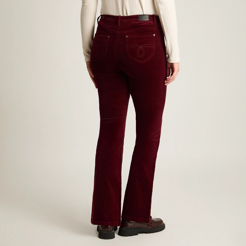 PANTALON BURDEO COTELE  CORTE FLARE - 2
