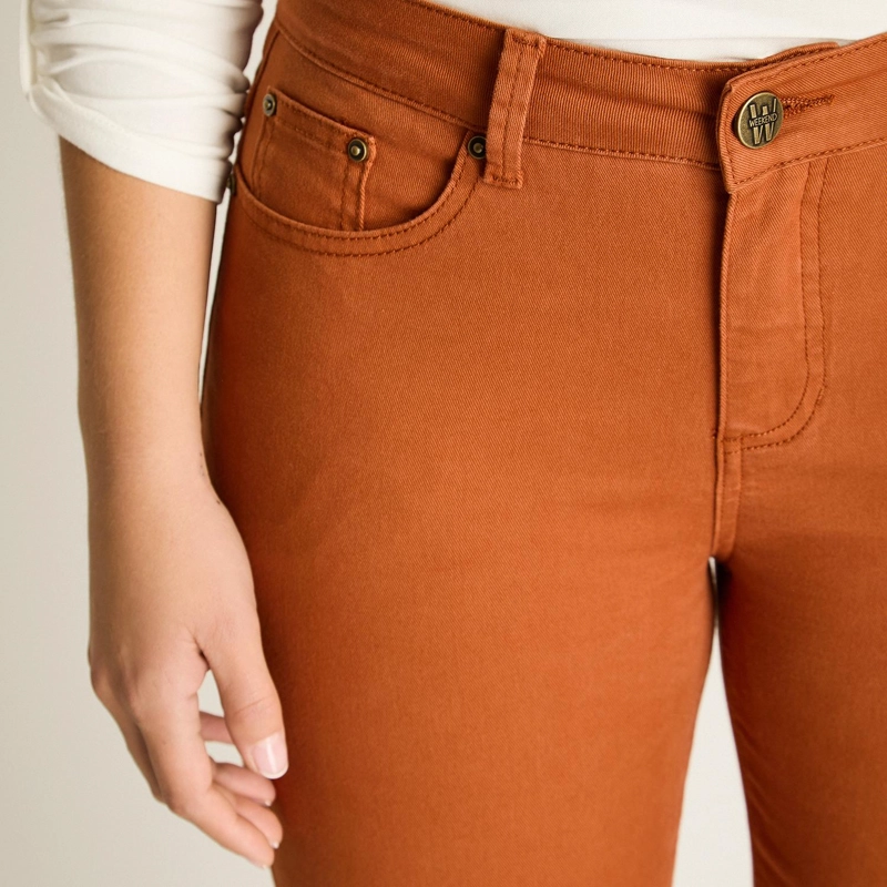 JEANS RECTO TERRACOTA DE CINCO BOLSILLOS - 3