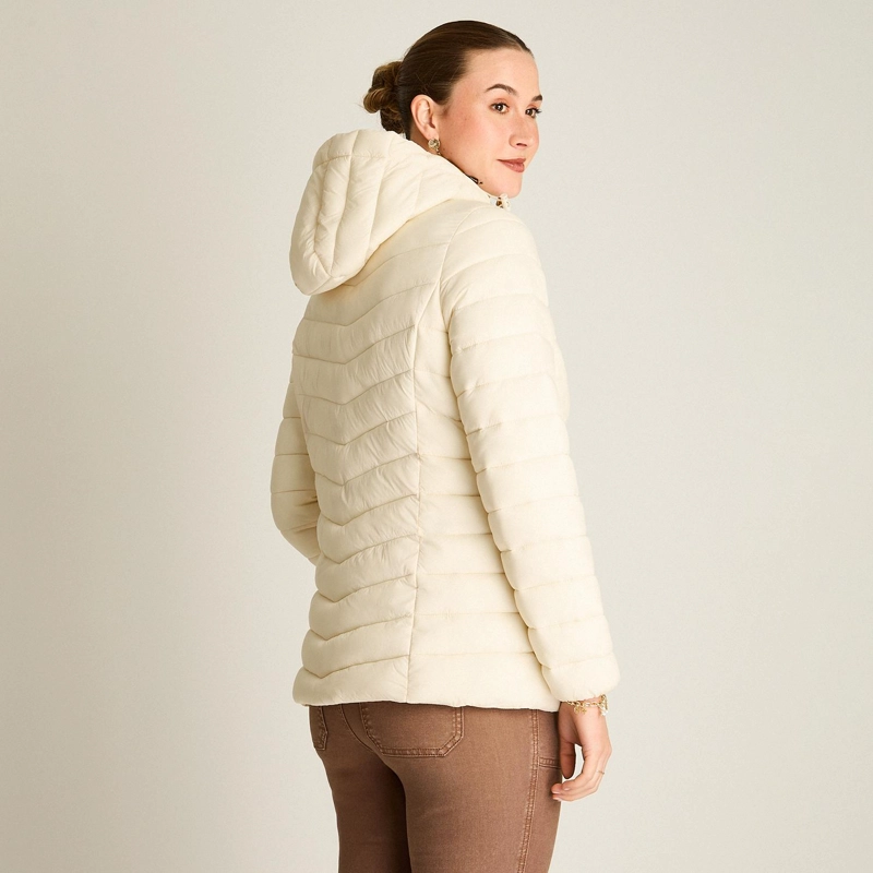 PARKA CORTA CON GORRO DESMONTABLE DISEÑO QUILTED - 2