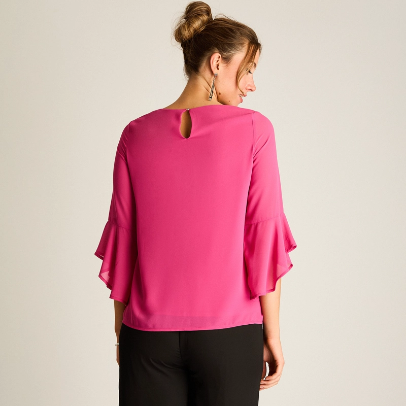 TUNICA BRILLO DE FIESTA FUCSIA - 2