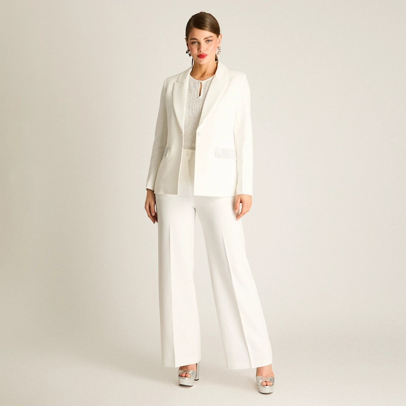 BLAZER CRUDO DE FIESTA CON FORRO - 4