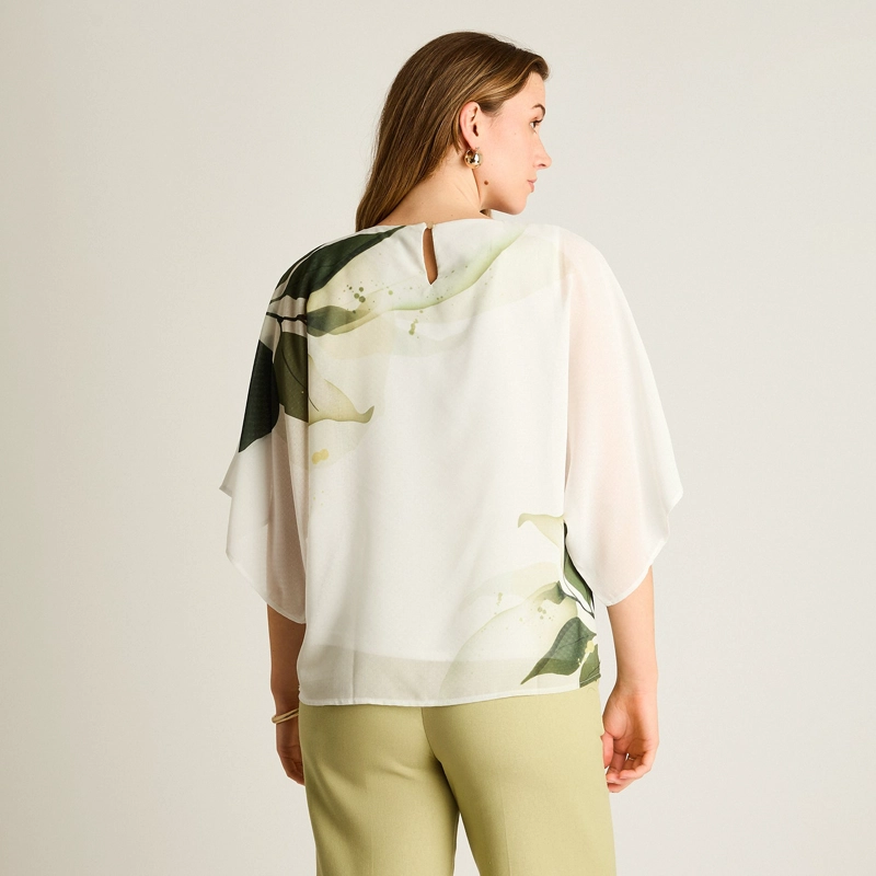 TUNICA VERDE HOJA OVERSIZE - 2