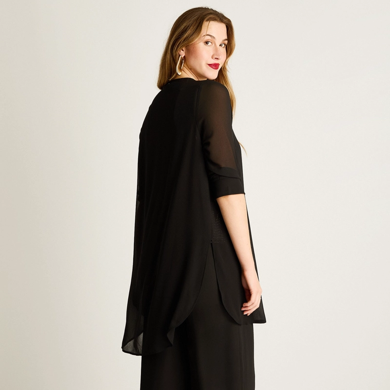 TWIN SET NEGRO CON BRILLOS - 2