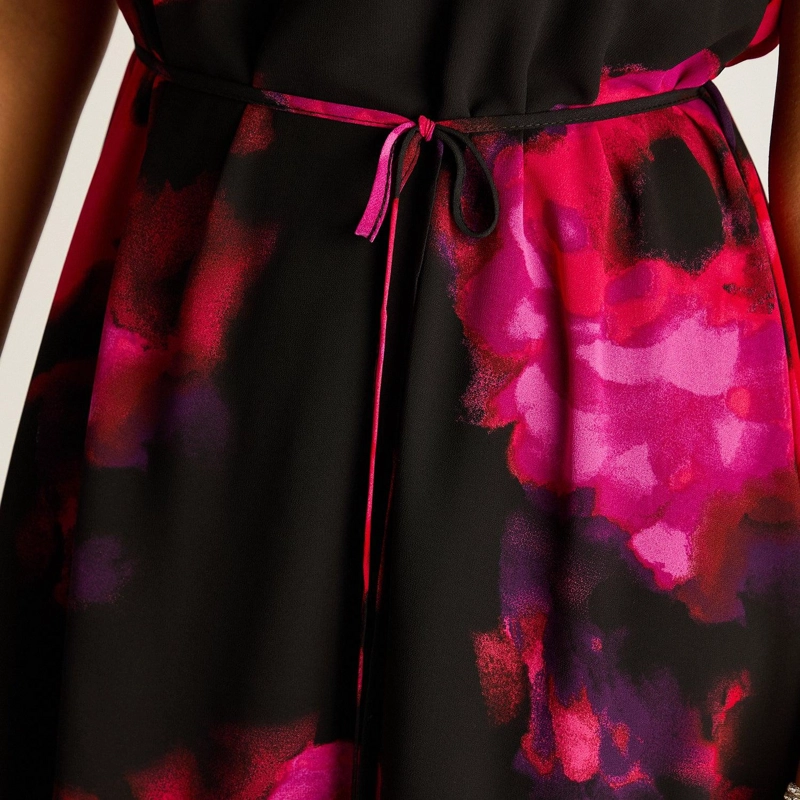 VESTIDO MIDI ESTAMPADO FIESTA FLORAL - 3