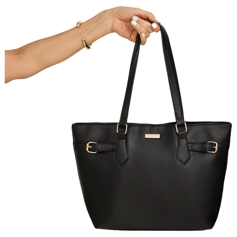 CARTERA GRANDE DE PU NEGRO - 1